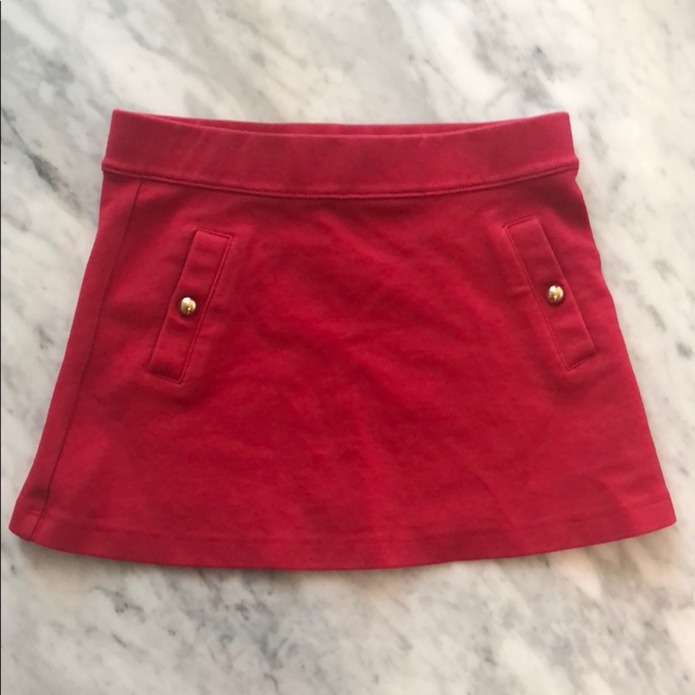 Janie and Jack Red Skirt Size 4